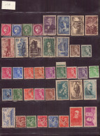 FRANCE 1931 / 40 LOT DE 40 TIMBRES ** / * / OBLITERES LOT 325 - Autres & Non Classés