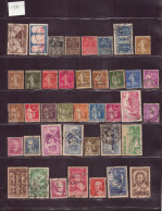 FRANCE 1929 LOT DE 40 TIMBRES ** / * / OBLITERES LOT 329 - Andere & Zonder Classificatie