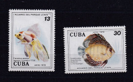 CUBA 1978 PA N°286/87 NEUF** POISSONS - Airmail