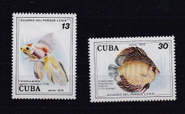 CUBA 1978 PA N°286/87 NEUF** POISSONS - Poste Aérienne