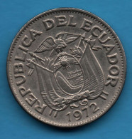 ECUADOR 20 CENTAVOS 1972 KM# 77.1c - Ecuador