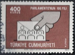 Türkei Turkey Turquie - 100 Jahre Parlament (MiNr: 2414) 1977 - Gest Used Obl - Used Stamps