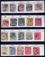 GB 1880 / 1911 - Lot Aus Nr. 55 - 122, Gestempelt / Used - Oblitérés