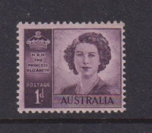 AUSTRALIA - 1947 Elizabeth II 1d Watermarked Never Hinged Mint - Neufs