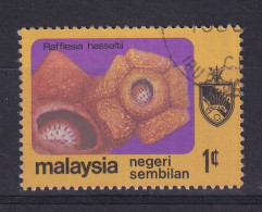 Negri Sembilan: 1979   Flowers     SG103    1c  [with Wmk]    Used - Negri Sembilan