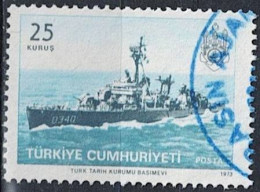 Türkei Turkey Turquie - Zerstörer „Istanbul“ (MiNr: 2291) 1973 - Gest Used Obl - Gebraucht