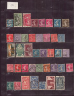 FRANCE 1923 / 26 LOT DE 40 TIMBRES ** / * / OBLITERES LOT 330 - Otros & Sin Clasificación