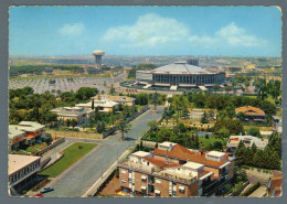 °°° Cartolina - Roma N. 1198 Panorama E Palazzo Dello Sport Viaggiata °°° - Stades & Structures Sportives