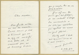 Marcel Jouhandeau (1888-1979) - Écrivain Français - Lettre Autographe Signée - Schrijvers