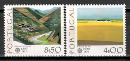 Portugal 1977 / Europa CEPT Landscapes Nature MNH Paisajes Naturaleza / Mg35  37-31 - 1977