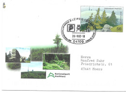0411i: Echt Gelaufene Privatganzsache Nationalpark Hochharz Aus 2002 - Private Covers - Used