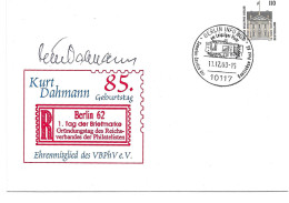 0411a: Echt Gelaufene Privatganzsache Kurt Dahmann Aus 2000 - Sobres Privados - Usados