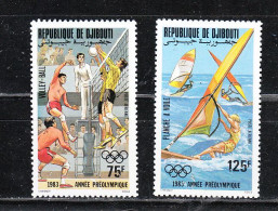 Gibuti  Djibouti -   1983.  Volley E Windsurf.  MNH  Complete Series - Volleybal