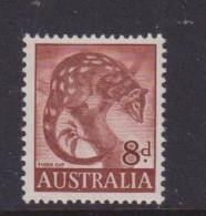 AUSTRALIA - 1960 Tiger Cat 8d  Never Hinged Mint - Mint Stamps