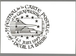 CPM 95 - Deuil La Barre - 5ème Festival De La Carte Postale Et Du Graphisme - 1993 - Dessin De Grégori - Deuil La Barre