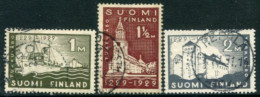 FINLAND 1929 700th Anniversary Of Turku Set Fine Used.  Michel 140-42 - Oblitérés