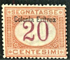 ERITREA 1903 SEGNATASSE 20 CENT.** MNH - Eritrea