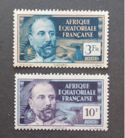 COLONIE FRANCE AFRIQUE EQUATORIALE 1937 HELIOGRAVES CAT YVERT N 59-61 MNH - Neufs