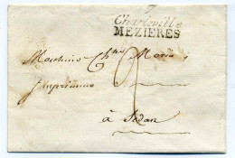 Cursive 7 Charleville MEZIERES / Dept Des Ardennes / 23 Mars 1820 - 1801-1848: Precursors XIX