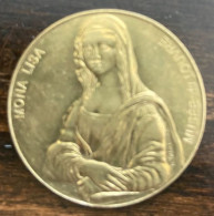 PARIS, MONA LISA , MUSEE DU LOUVRE ,JETON TOURISTIQUE MEDALS TOKENS COINS - Autres & Non Classés