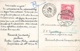 CARTE. 1909. PRAHA (TCHEQUIE) POUR FARANAH GUINEE FRANCAISE - Lettres & Documents