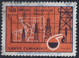 Türkei Turkey Turquie -  Ausbau Der Ölindustrie (MiNr: 2134) 1969 - Gest Used Obl - Gebraucht