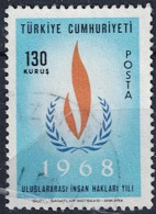 Türkei Turkey Turquie - Jahr Der Menschenrechte (MiNr: 2081) 1968 - Gest Used Obl - Gebruikt