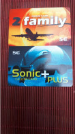 Airplane 2 Prepaidcards Belgium Used Rare - Cartes GSM, Recharges & Prépayées