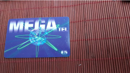 Mega   Prepaidcard Belgium Used Rare - Carte GSM, Ricarica & Prepagata