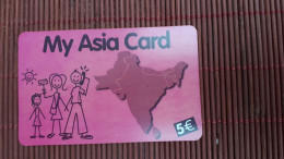 My Asia  Prepaidcard Belgium Used Hard To Find Used Rare - GSM-Kaarten, Herlaadbaar & Voorafbetaald