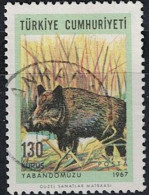 Türkei Turkey Turquie - Europäisches Wildschwein (Sus Scrofa) (MiNr: 2041) 1967 - Gest Used Obl - Used Stamps