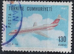 Türkei Turkey Turquie - Douglas DC 9-30 (MiNr: 2048) 1967 - Gest Used Obl - Usados