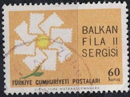 Türkei Turkey Turquie - Briefmarkenausstellung BALKANFILA II (MiNr: 2012) 1966 - Gest Used Obl - Used Stamps