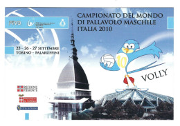 CARTOLINA POSTCARD TORINO CAMPIONATO DEL MONDO DI PALLAVOLO MASCHILE ITALIA 2010 "VOLLY" - Volleyball