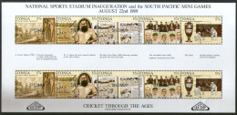 Tonga 1989 Cricket National Sport Stadium Inauguration SPECIMEN M/s MNH # 15066 - Cricket