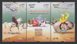 Egypt - 2023 - ( EUROMED Postal - Mediterranean Festivals ) - MNH (**) - Emissioni Congiunte