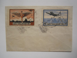 1921 POLAND AEROTARG STAMPS ON COVER - Briefe U. Dokumente