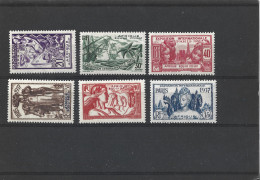 !!! AEF SÉRIE EXPOSITION INTERNATIONALE PARIS 1937 N°27/32* + BLOC FEUILLET N°1 - Unused Stamps