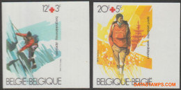 België 1983 - Mi:2134/2135, Yv:2082/2083, OBP:2082/2083, Stamp - □ - Red Cross - 1981-2000