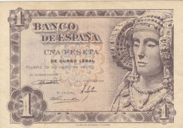 CRBS0031 BILLETE ESPAÑA 1 PESETA 1948 MBC - 1-2 Peseten