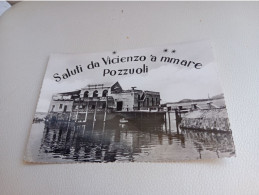 CARTOLINA SALUTI DA VINCENZO A MMARE POZZUOLI- VERA FOTOGRAFIA- NON VIAGGIATA - Pozzuoli