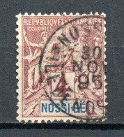 Col33 Colonie Nossi Bé 1894 N° 29 Oblitéré Cote : 2,75€ - Used Stamps