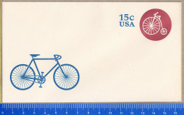 USA - Intero Postale - Stationery - BICICLETTA  CYCLE  15 C. - 1961-80