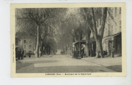 LORGUES - Boulevard De La République - Lorgues