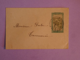 BW2  MADAGASCAR  BELLE LETTRE ENTIER  1910 A  TANANARIVE + AFF. INTERESSANT++  ++ - Covers & Documents