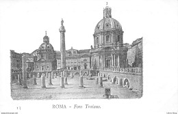 ROMA -  Foro Traiano.- Precursore Vecchia Cartolina - Otros Monumentos Y Edificios