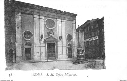 ROMA - S. M. Sopra Minerva.- Precursore Vecchia Cartolina - Andere Monumente & Gebäude