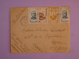 BW3   MADAGASCAR  BELLE LETTRE 1948 TANANARIVE   A AGEN   FRANCE ++AFF. INTERESSANT+ ++ - Covers & Documents