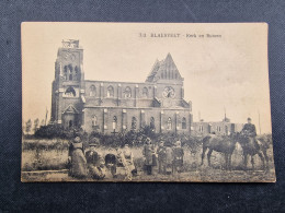 CP BELGIQUE (M2304) BLAESVELT BLAESVELD (2 Vues) Kerk En Ruinen - Willebroek