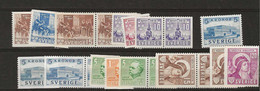 1941 MNH Sweden, Year Complete According To Michel, Postfris** - Full Years